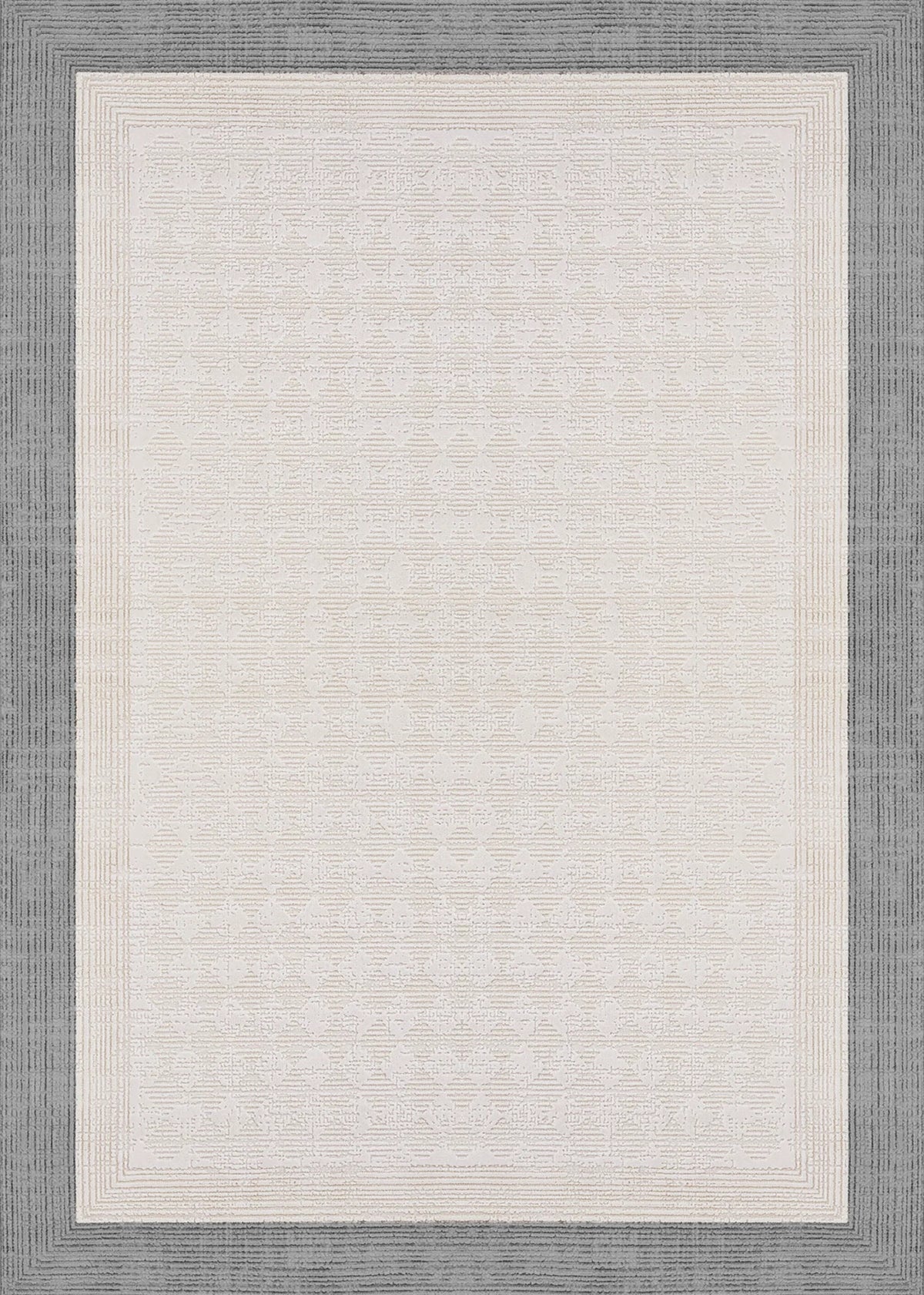 gri sisal desenli halı kaymaz pamuk taban salon