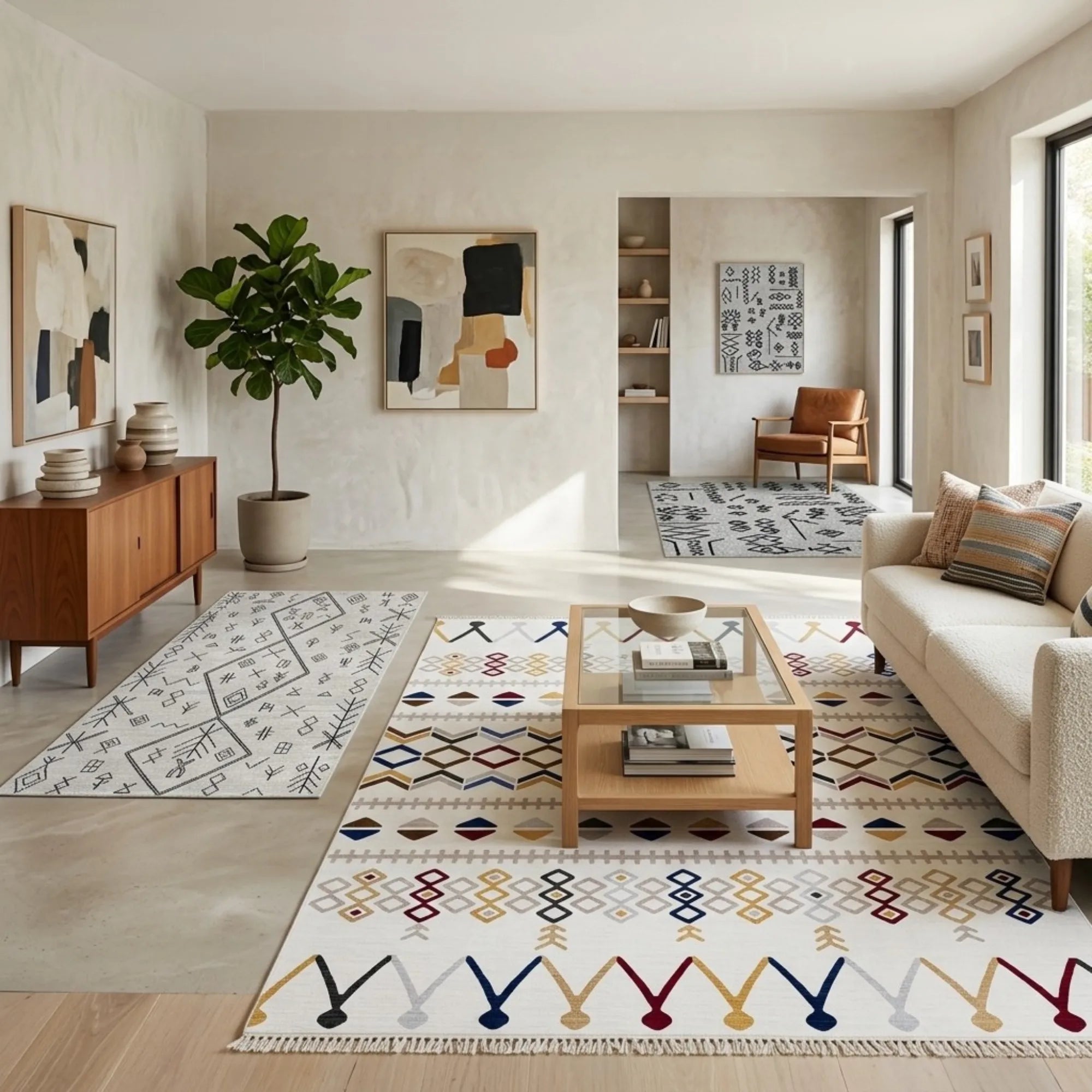 İskandinav Desenli Halı