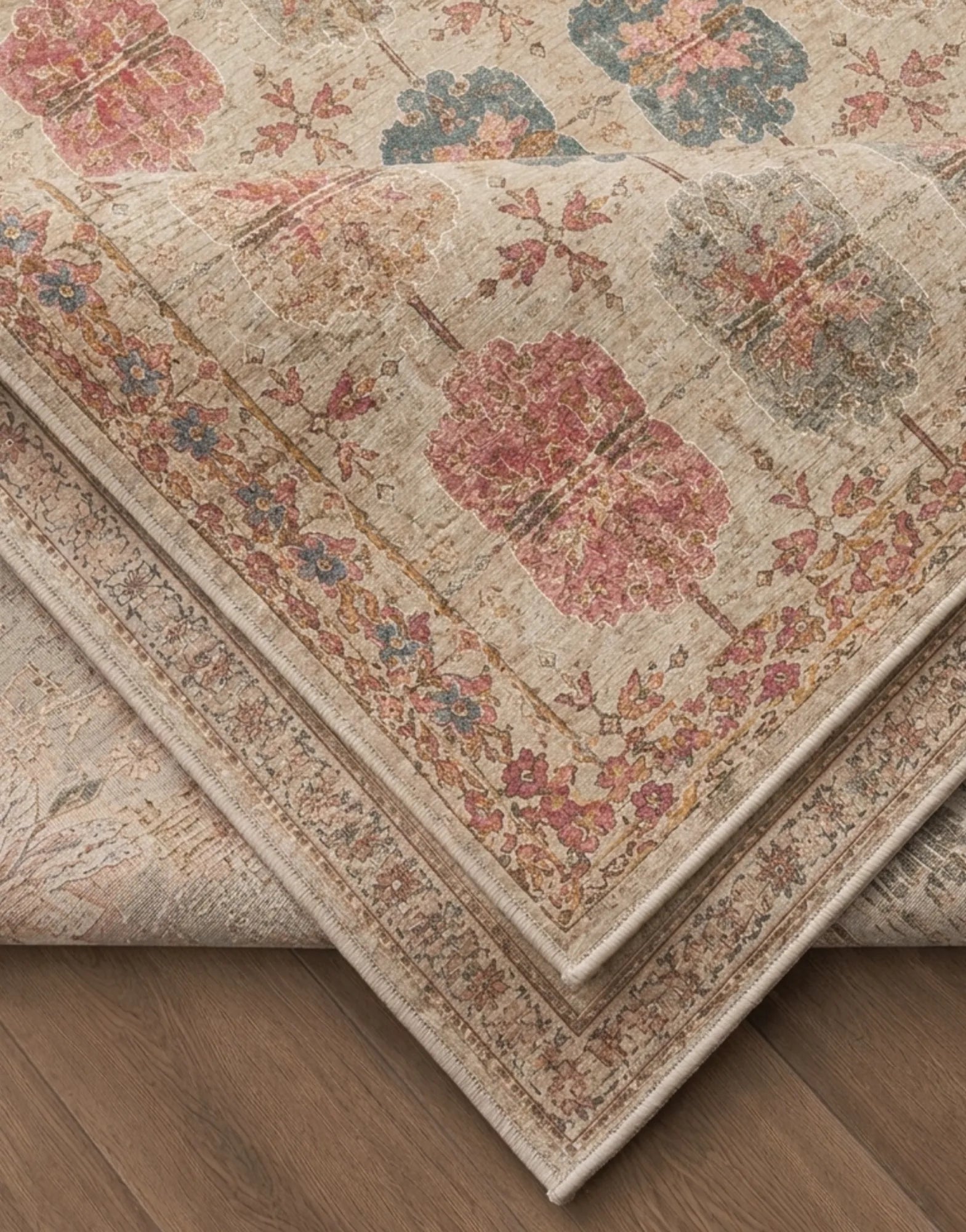 Koridor ve antre için pamuk taban dekoratif kilim, dayanıklı dokuma yapısı sayesinde uzun süreli kullanım sunar