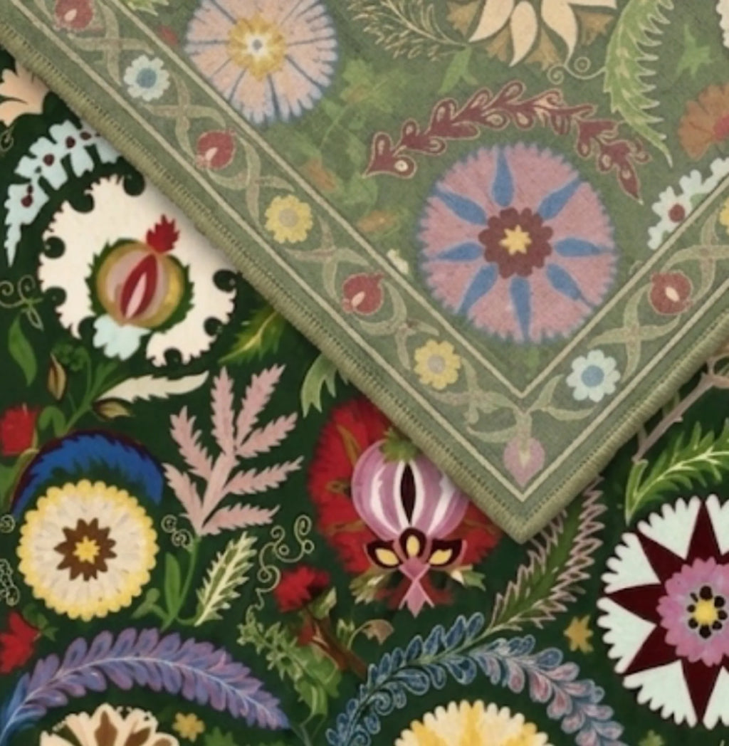 Pamuk taban dekoratif yolluk kilim, koridor ve antre alanlarında şık ve fonksiyonel kullanım sunan dokuma halı