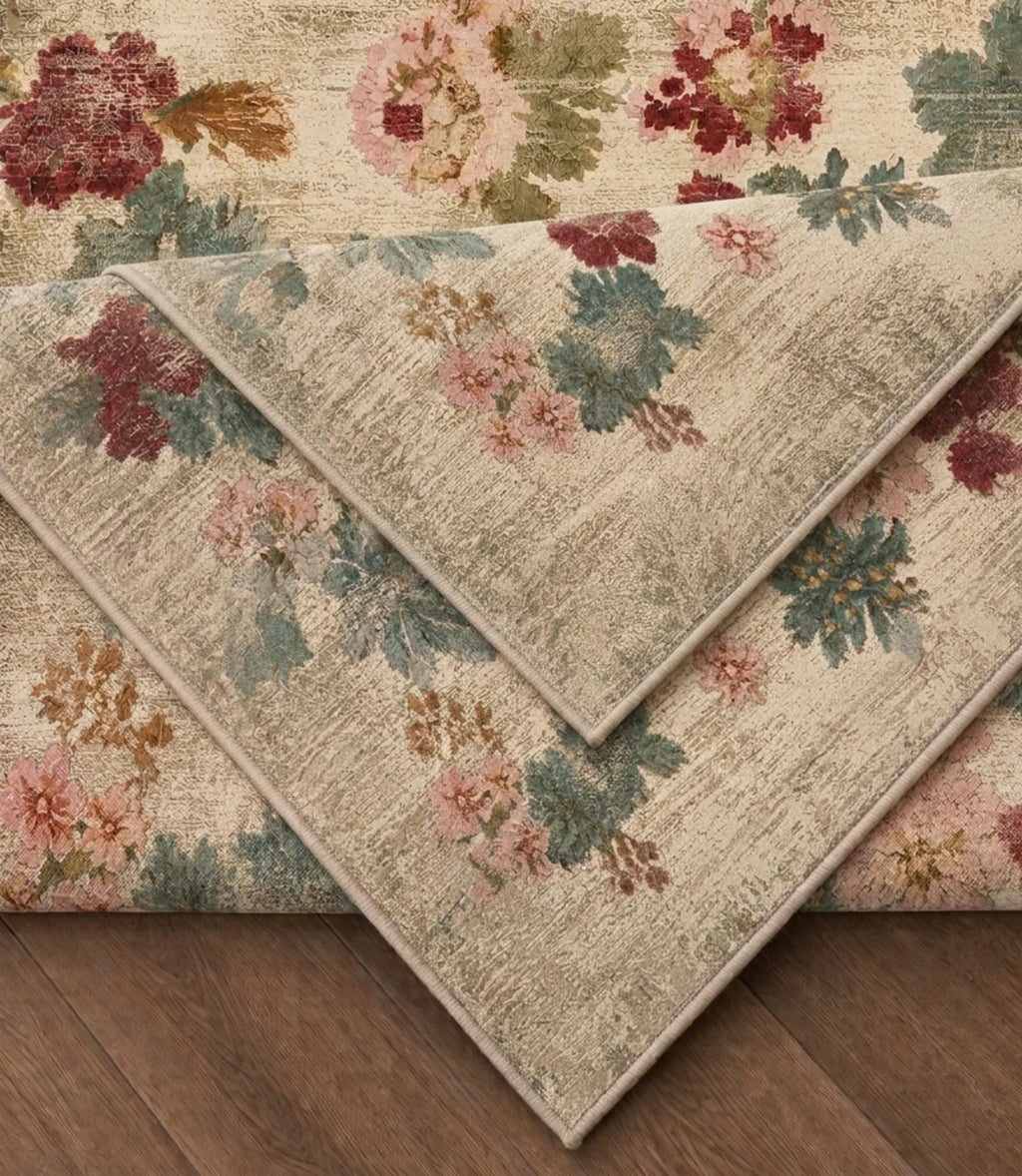 Modern doğal iplik salon halısı kilim, pamuk tabanlı yapısı ve şönil dokumasıyla estetik ve kullanışlı tasarım sunar