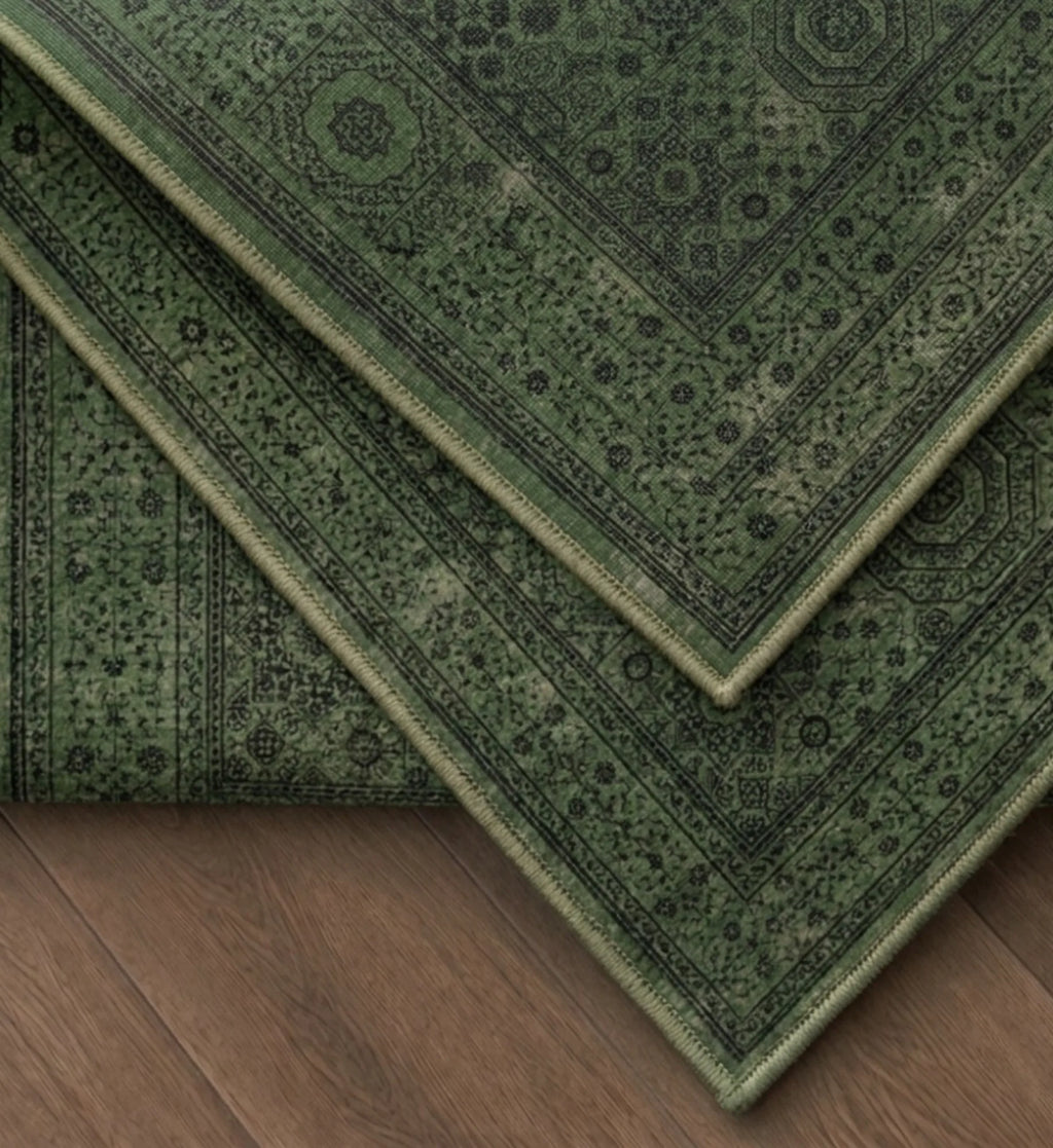 Modern pamuk taban dekoratif kilim, doğal iplik dokuma yapısıyla salon, oturma odası ve koridor kullanımına uygundur