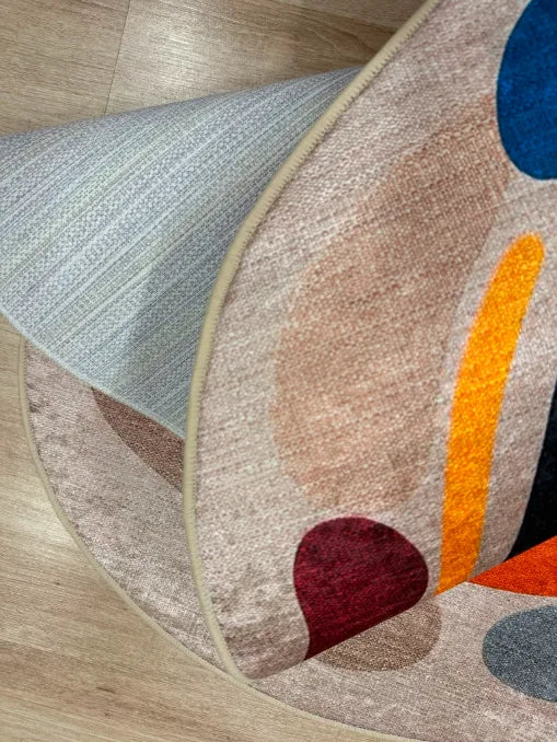 Modern dekorasyona uygun oval salon halısı