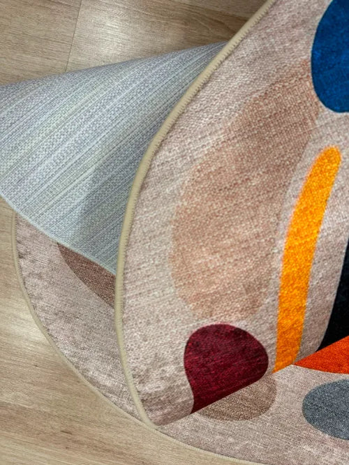 Modern dekorasyona uygun oval salon halısı