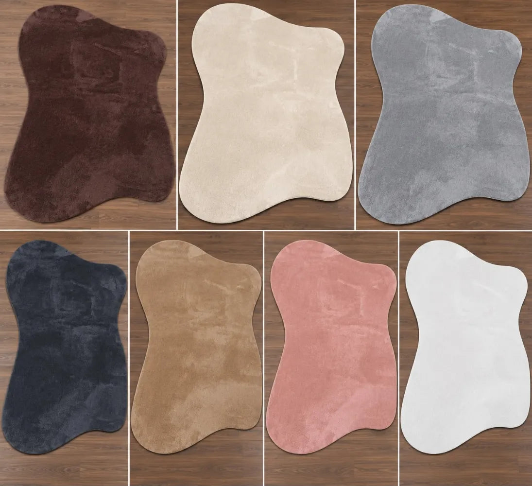 Amorf Puffy modern tasarım çocuk odası ve genç odası halısı
