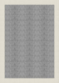 gri sisal desenli halı kaymaz pamuk taban salon