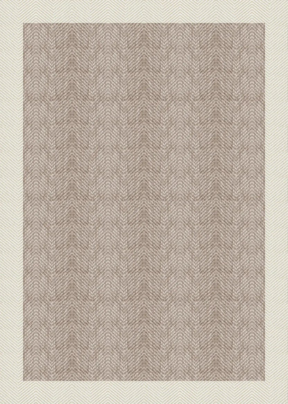 bej sisal desenli halı kaymaz pamuk taban salon