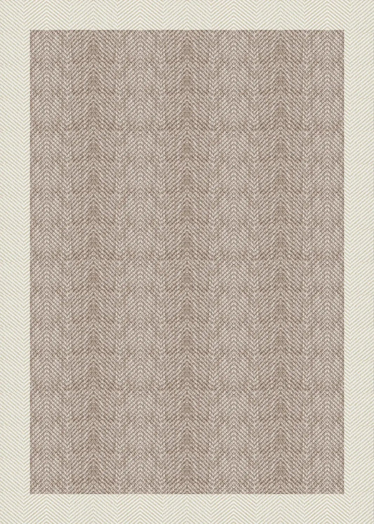bej sisal desenli halı kaymaz pamuk taban salon