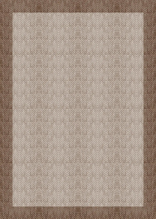 kahverengi sisal desenli halı kaymaz pamuk taban salon