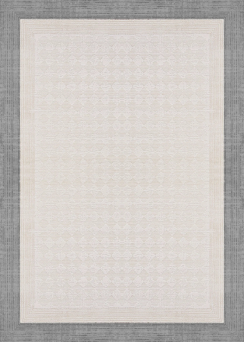 gri sisal desenli halı kaymaz pamuk taban salon