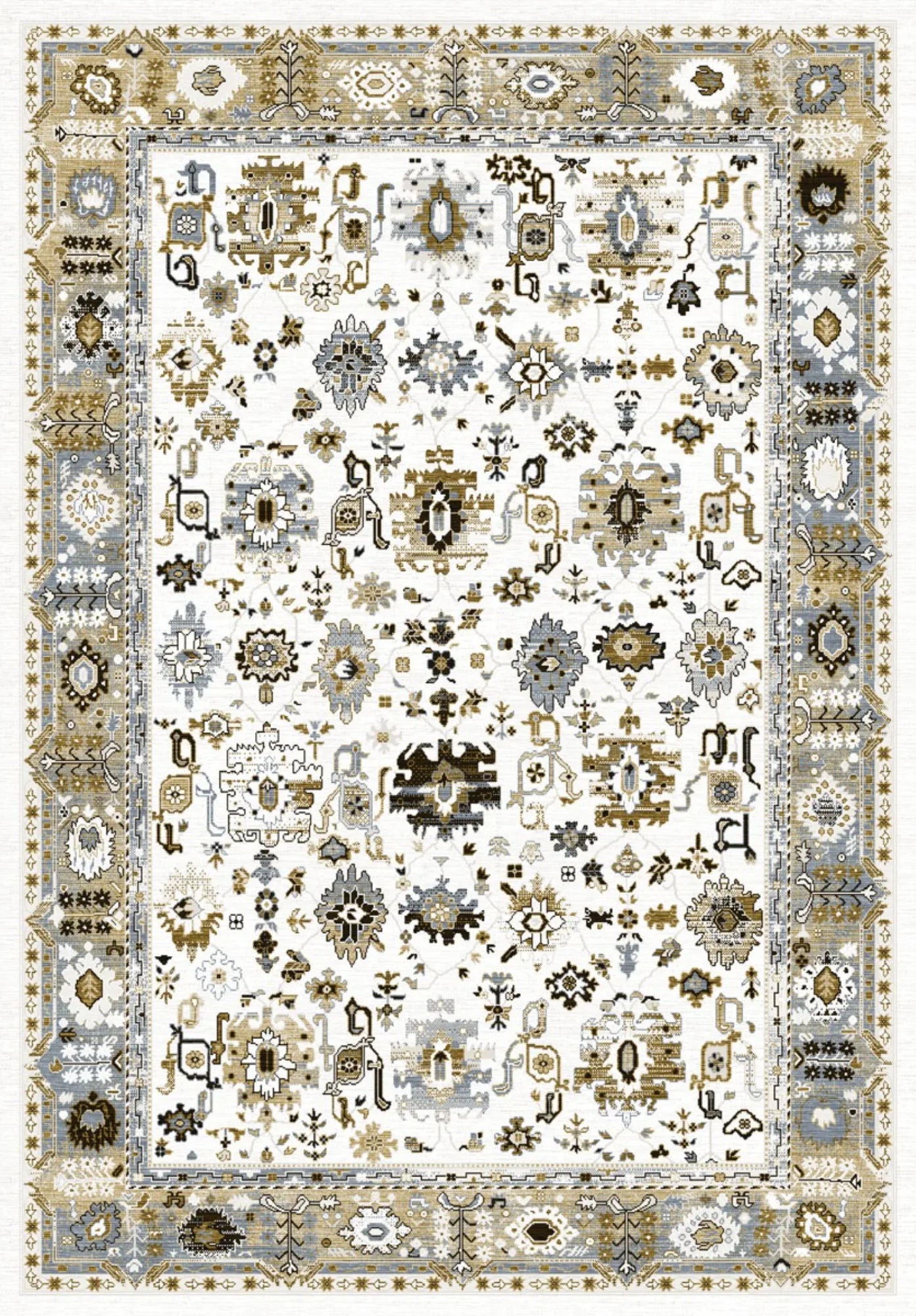 Halı,Salon Halısı,Dijital Baskı Halı, Ev Halısı, 6 m2 halı