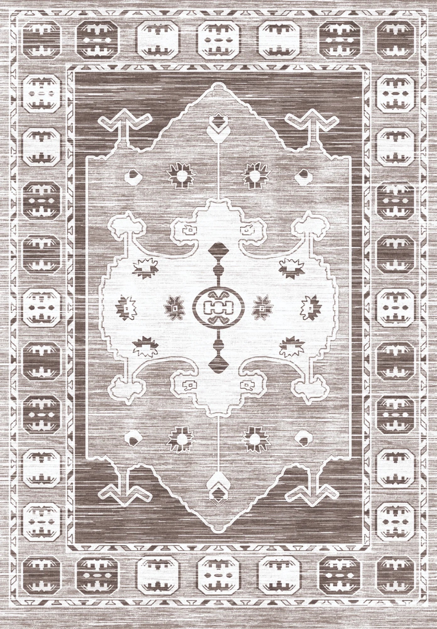 Gri Renk  Dijital Baskı | Kaymaz Taban |40x60-200x290