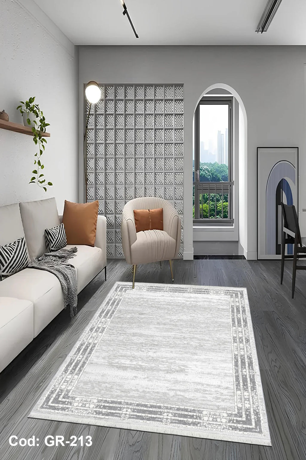 6m2 Dijital Baskı Kaymaz Taban Salon Halısı