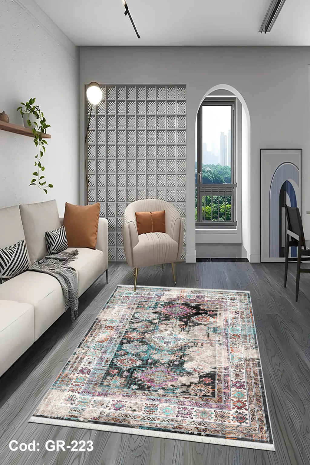 siyah salon halısı doku detayı kaymaz taban