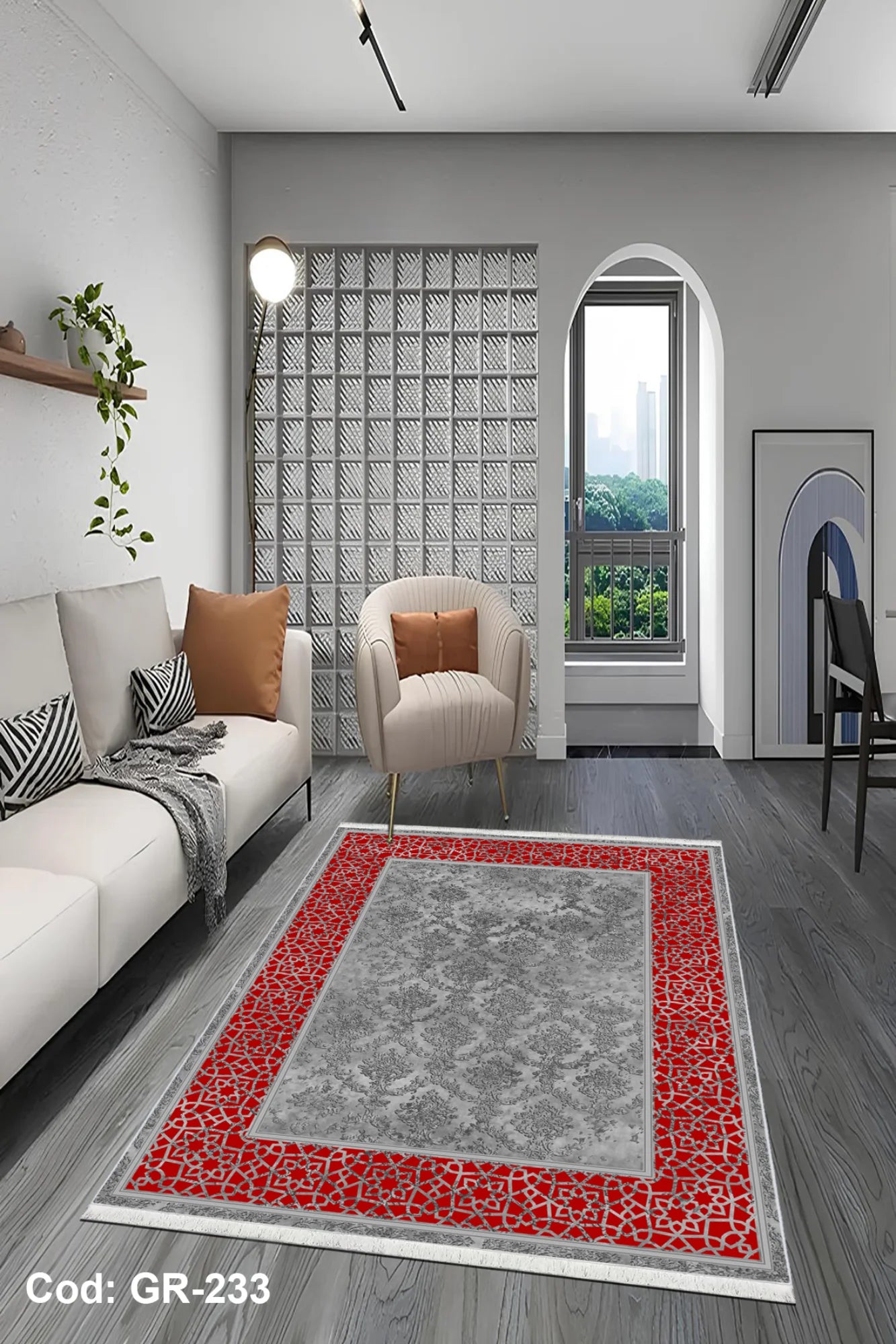 6m2 Yıkanabilir Salon Halısı