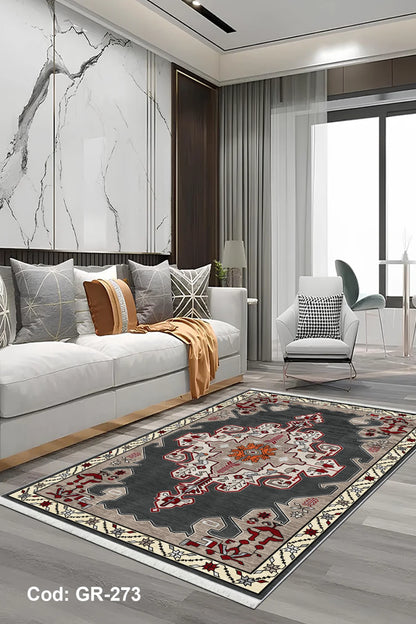 6m2 Dijital Baskı Kaymaz Taban Salon Halısı