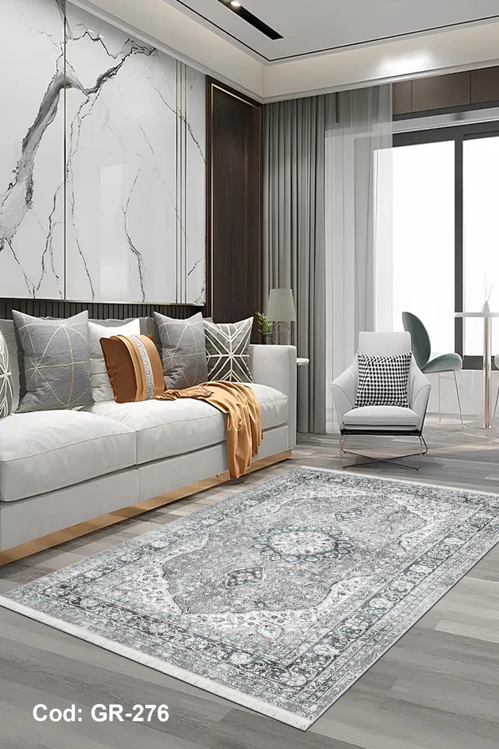 gri salon halısı doku detayı kaymaz taban