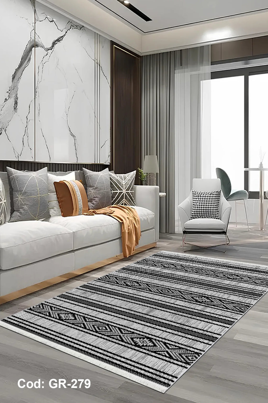 siyah salon halısı doku detayı kaymaz taban