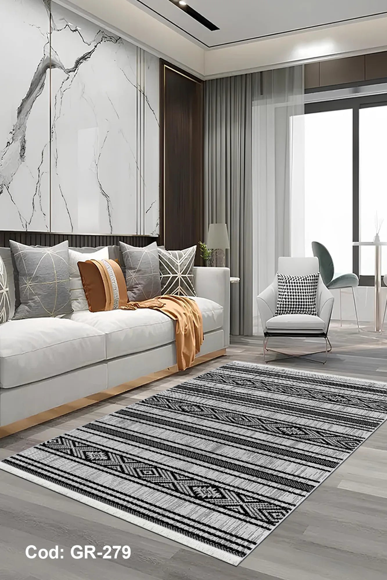 siyah salon halısı doku detayı kaymaz taban