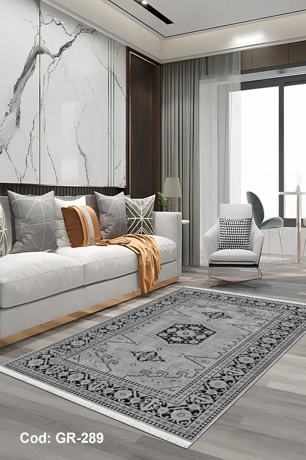 siyah salon halısı doku detayı kaymaz taban