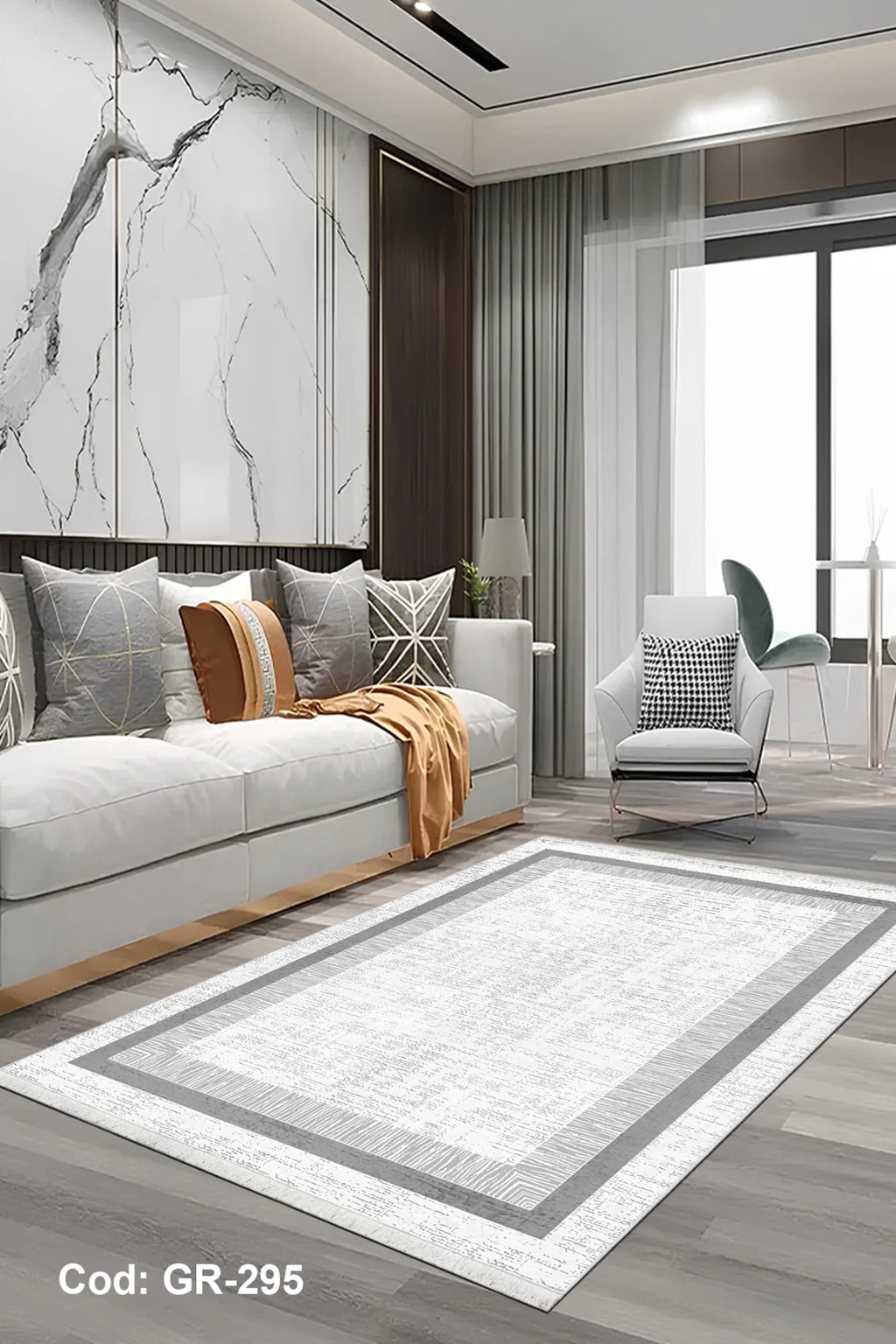 6m2 Dijital Baskı Kaymaz Taban Salon Halısı