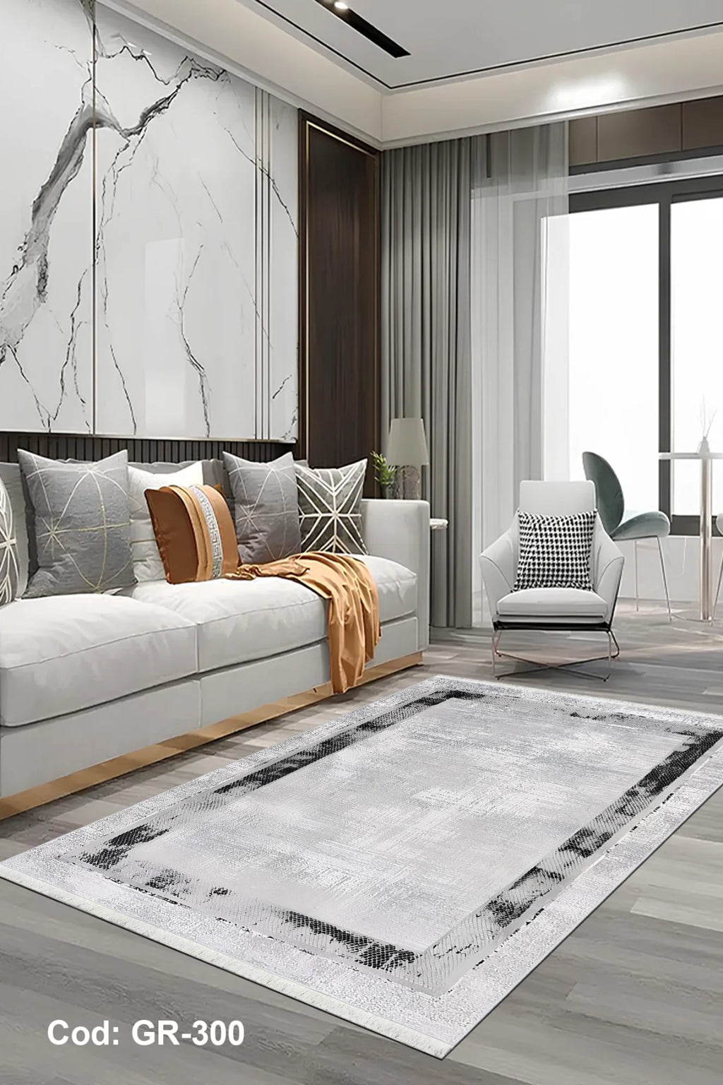 6m2 Dijital Baskı Kaymaz Taban Salon Halısı