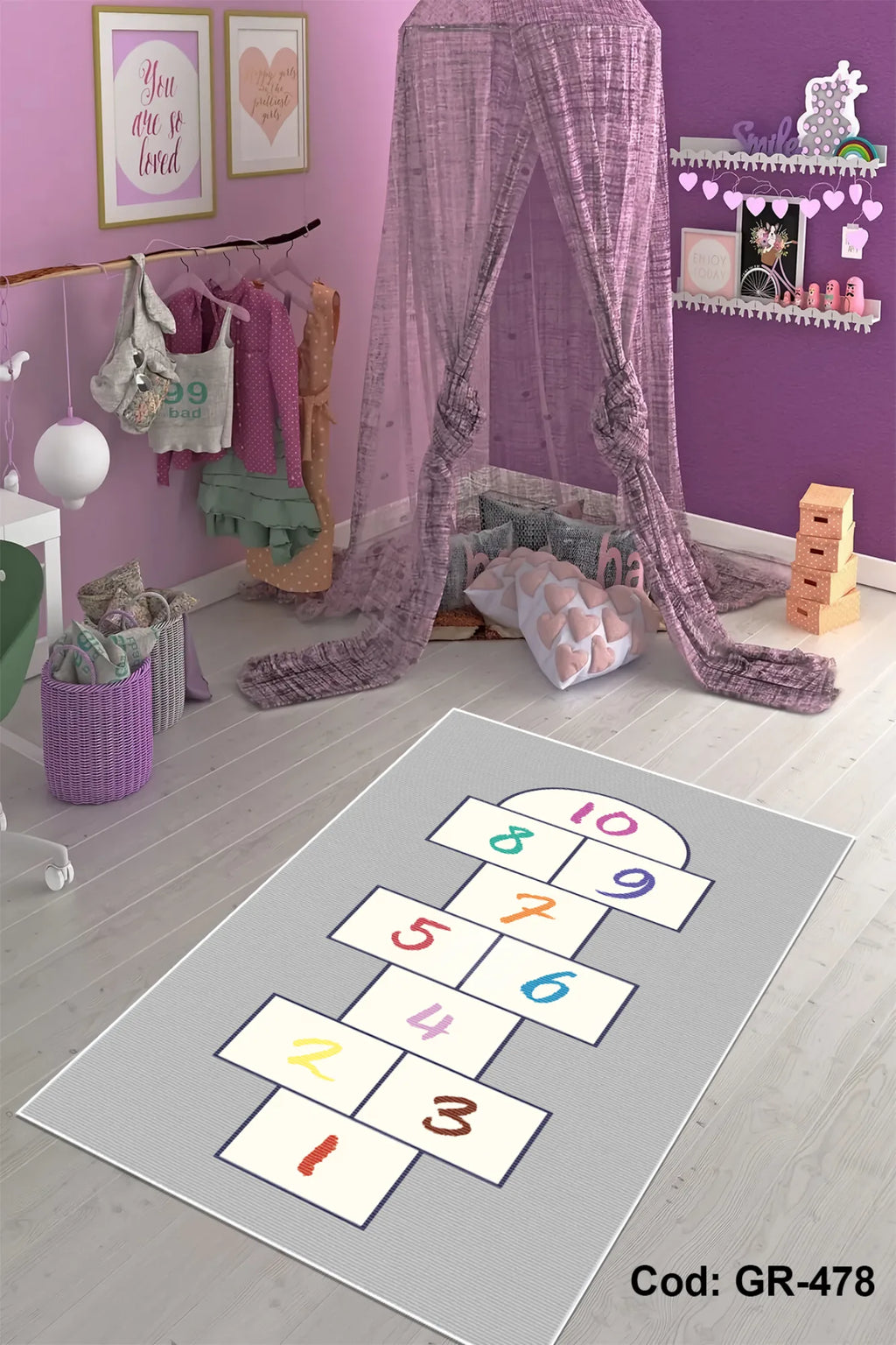 gri salon halısı doku detayı kaymaz taban