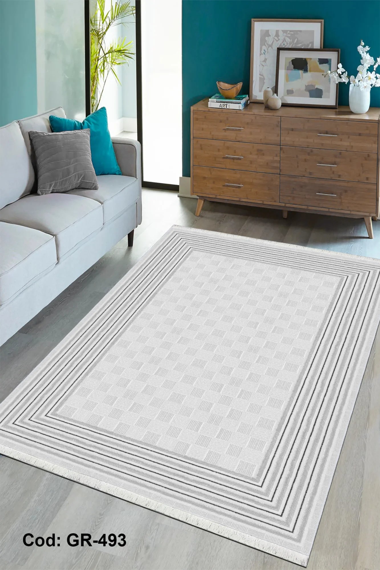 gri salon halısı doku detayı kaymaz taban