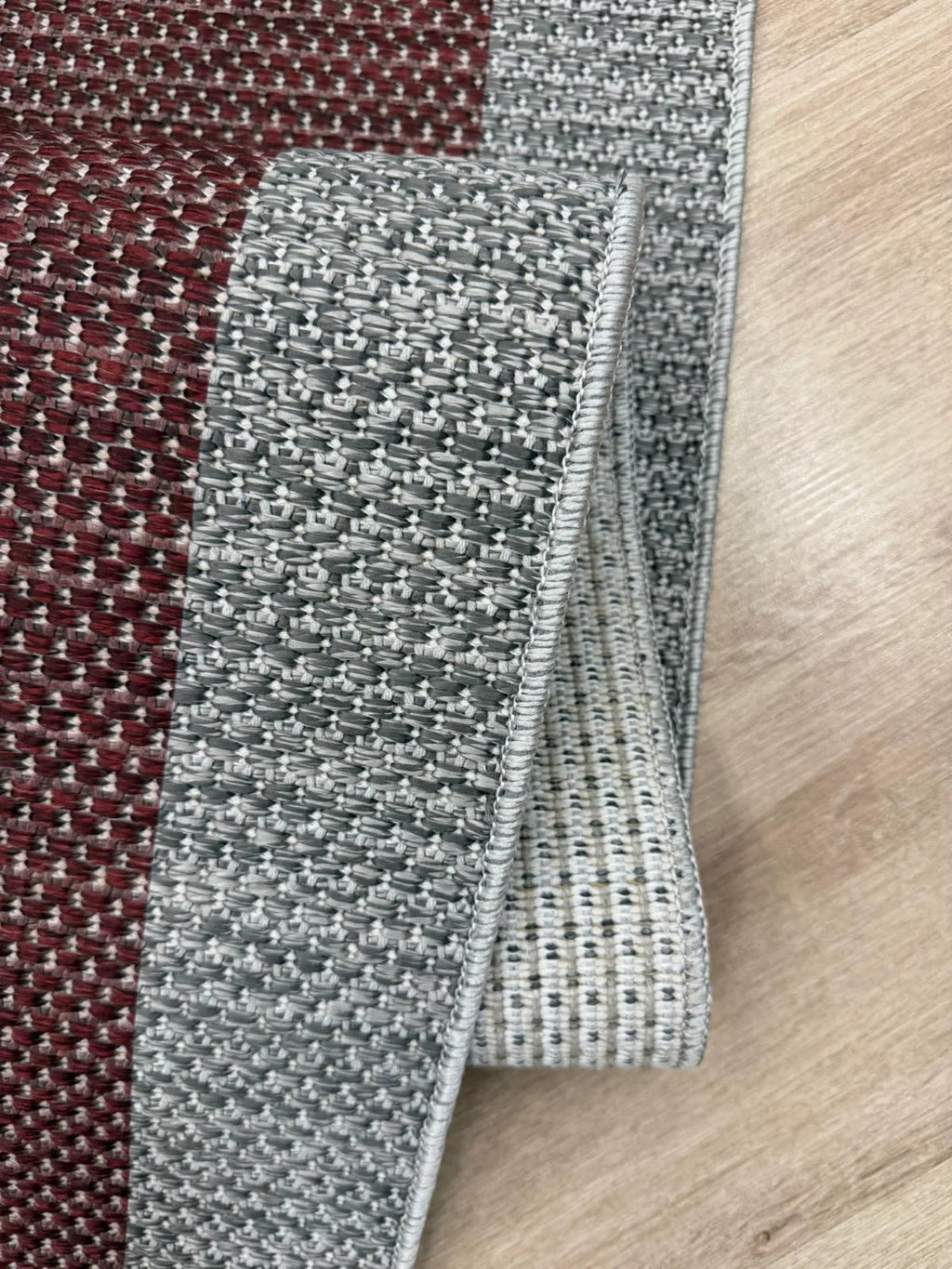 bordo sisal halı doku detayı makine dokuma