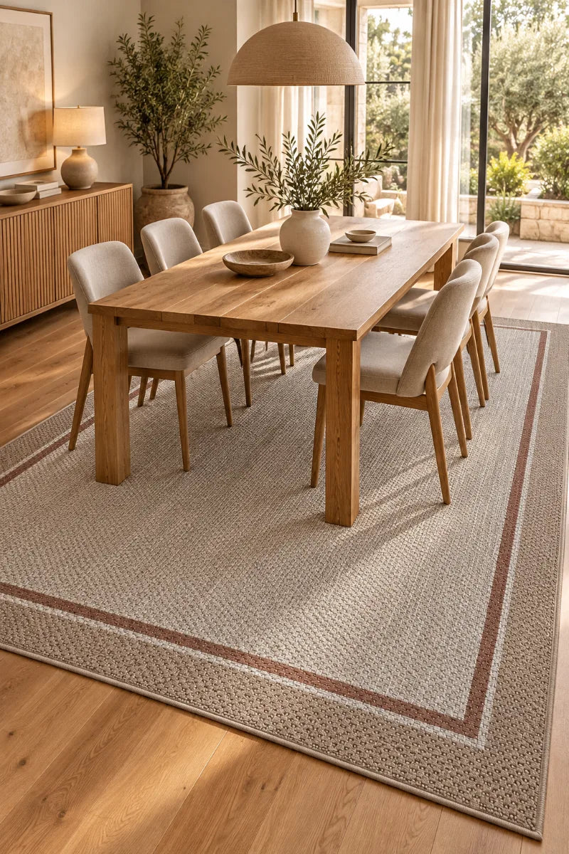 Çift Bordür Lüx Sisal Halılar