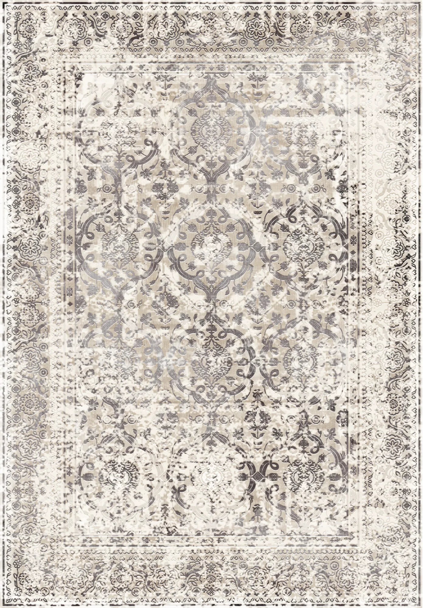 vizon yuvarlak halı kaymaz taban dijital baskı 80-200 cm