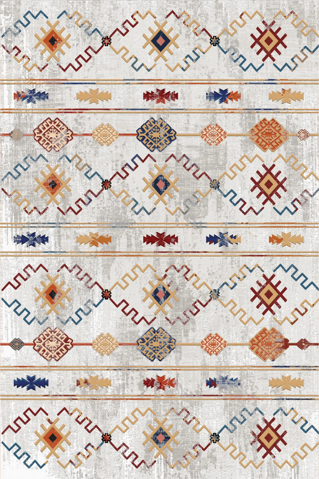 yuvarlak halı kaymaz taban dijital baskı 80-200 cm