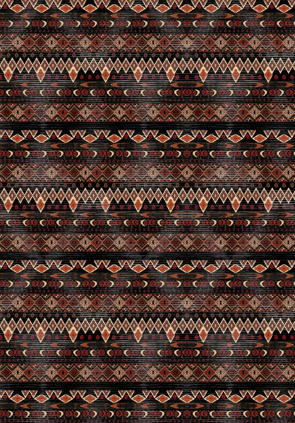 siyah yuvarlak halı kaymaz taban dijital baskı 80-200 cm