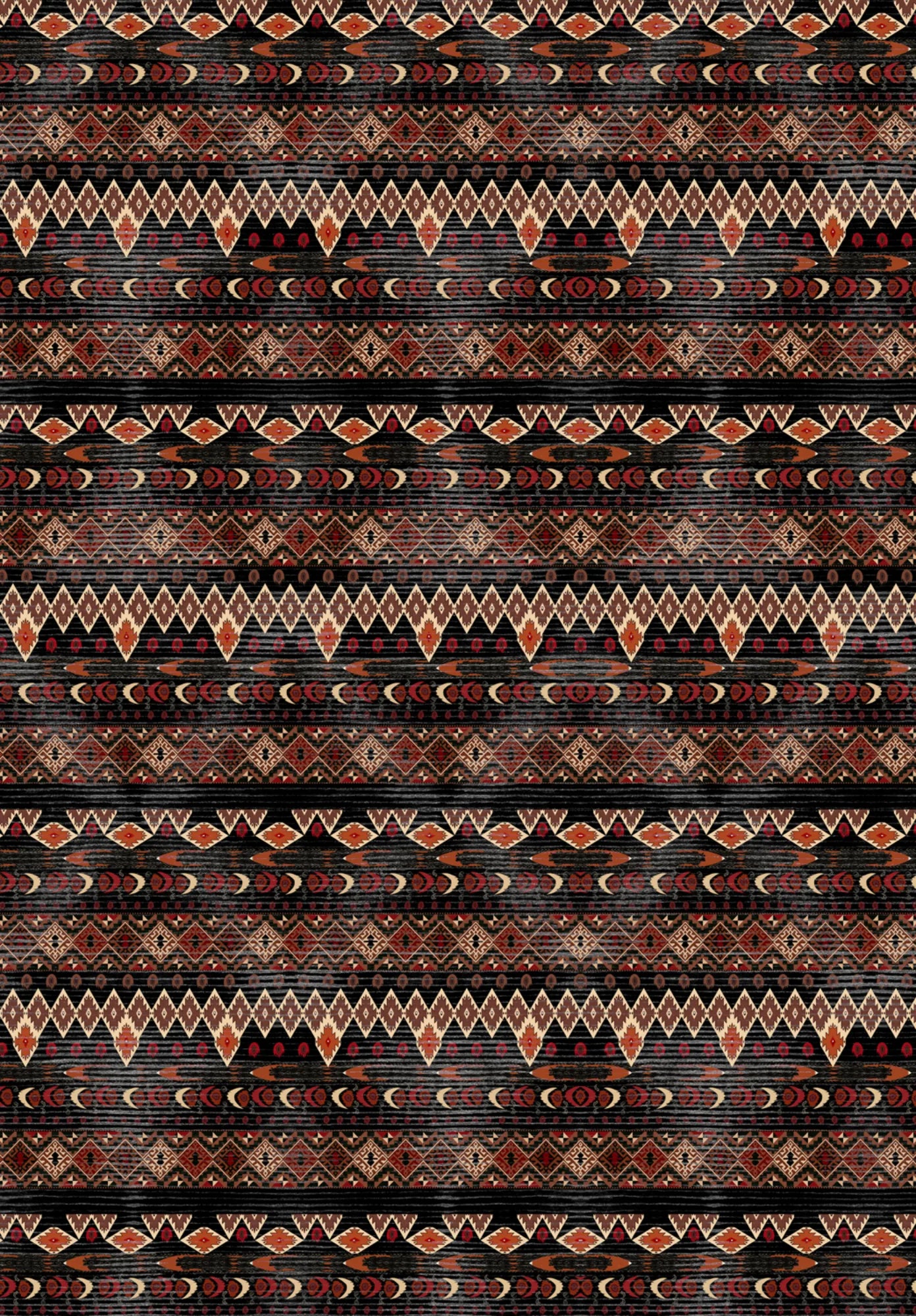 siyah yuvarlak halı kaymaz taban dijital baskı 80-200 cm