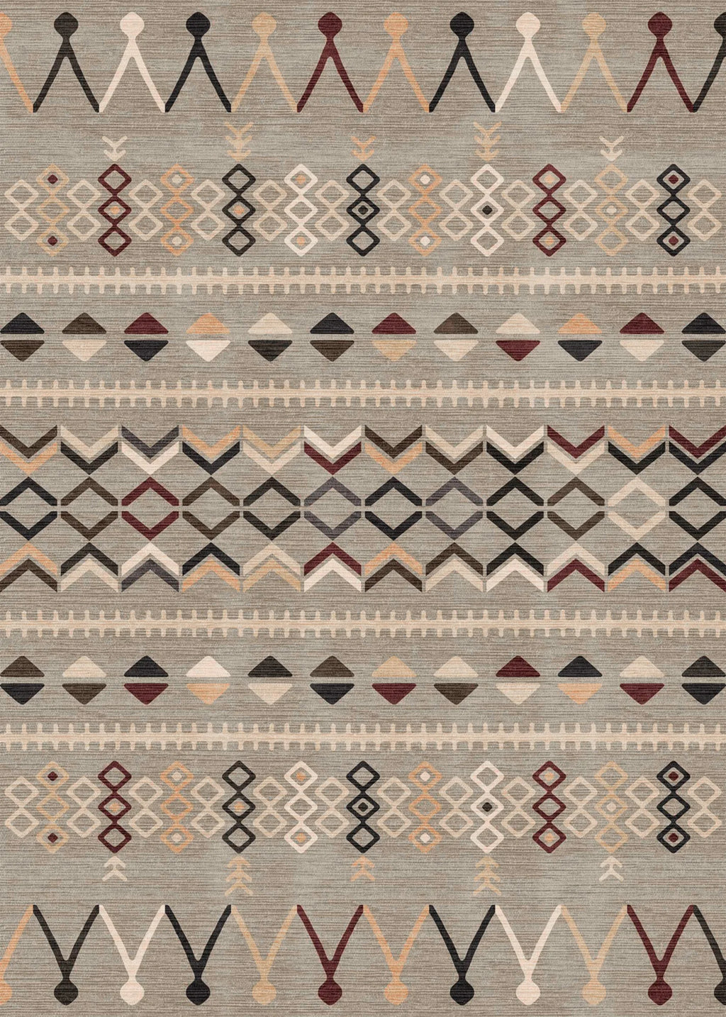yuvarlak halı kaymaz taban dijital baskı 80-200 cm