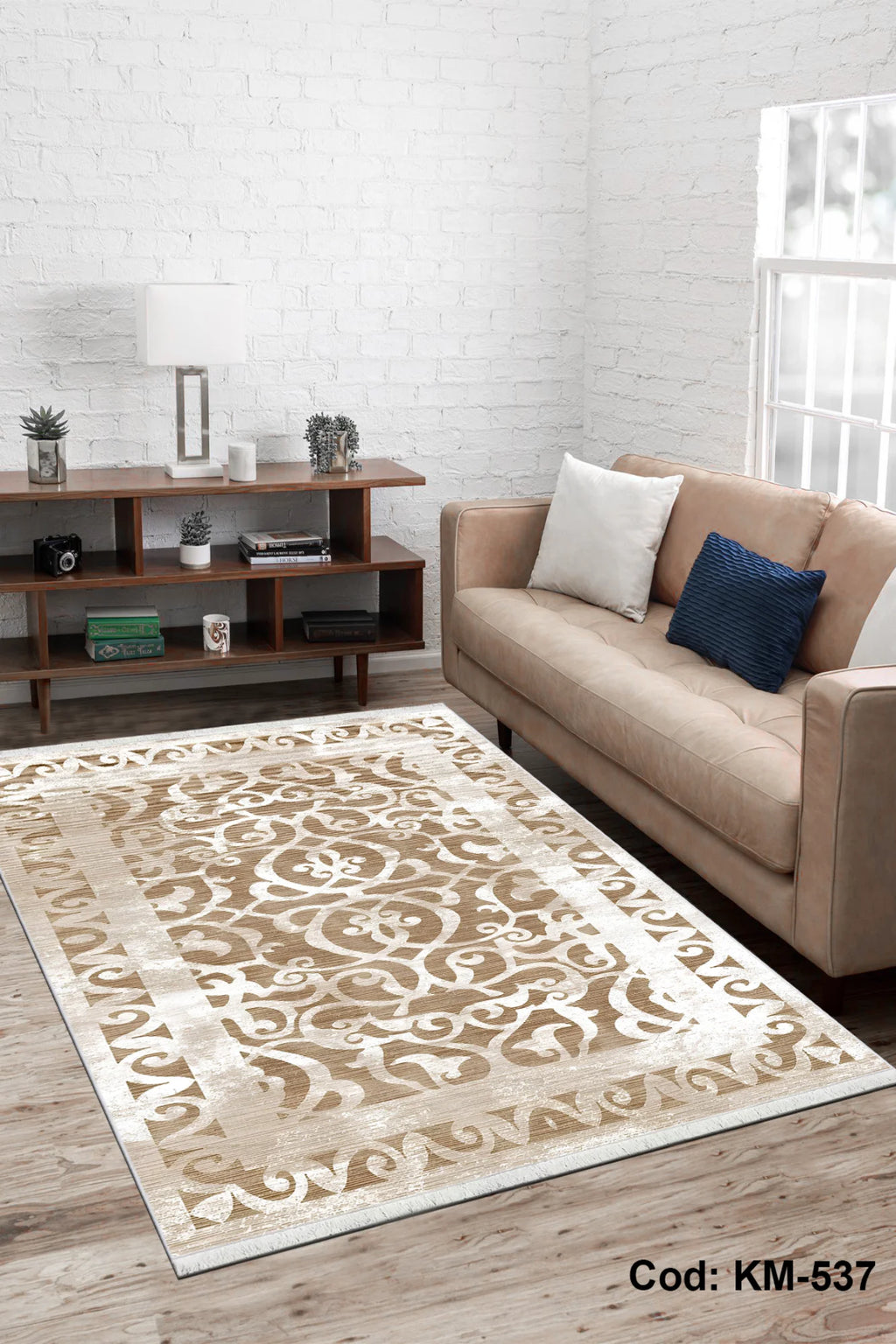 6m2 Dijital Baskı Kaymaz Taban Salon Halısı