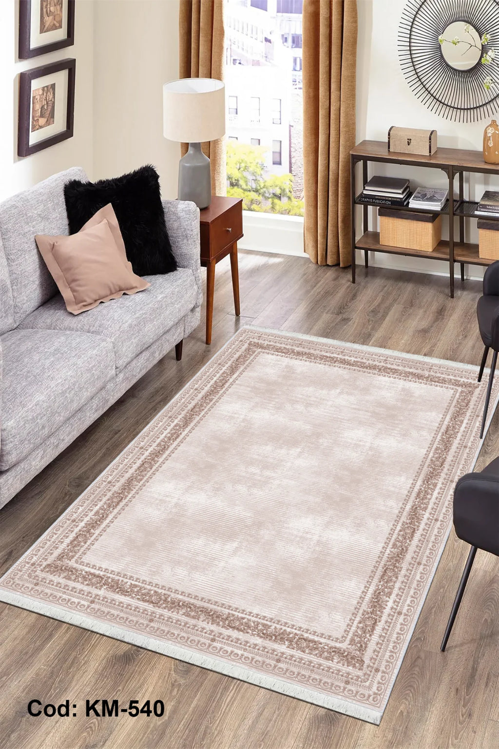 6m2 Dijital Baskı Kaymaz Taban Salon Halısı