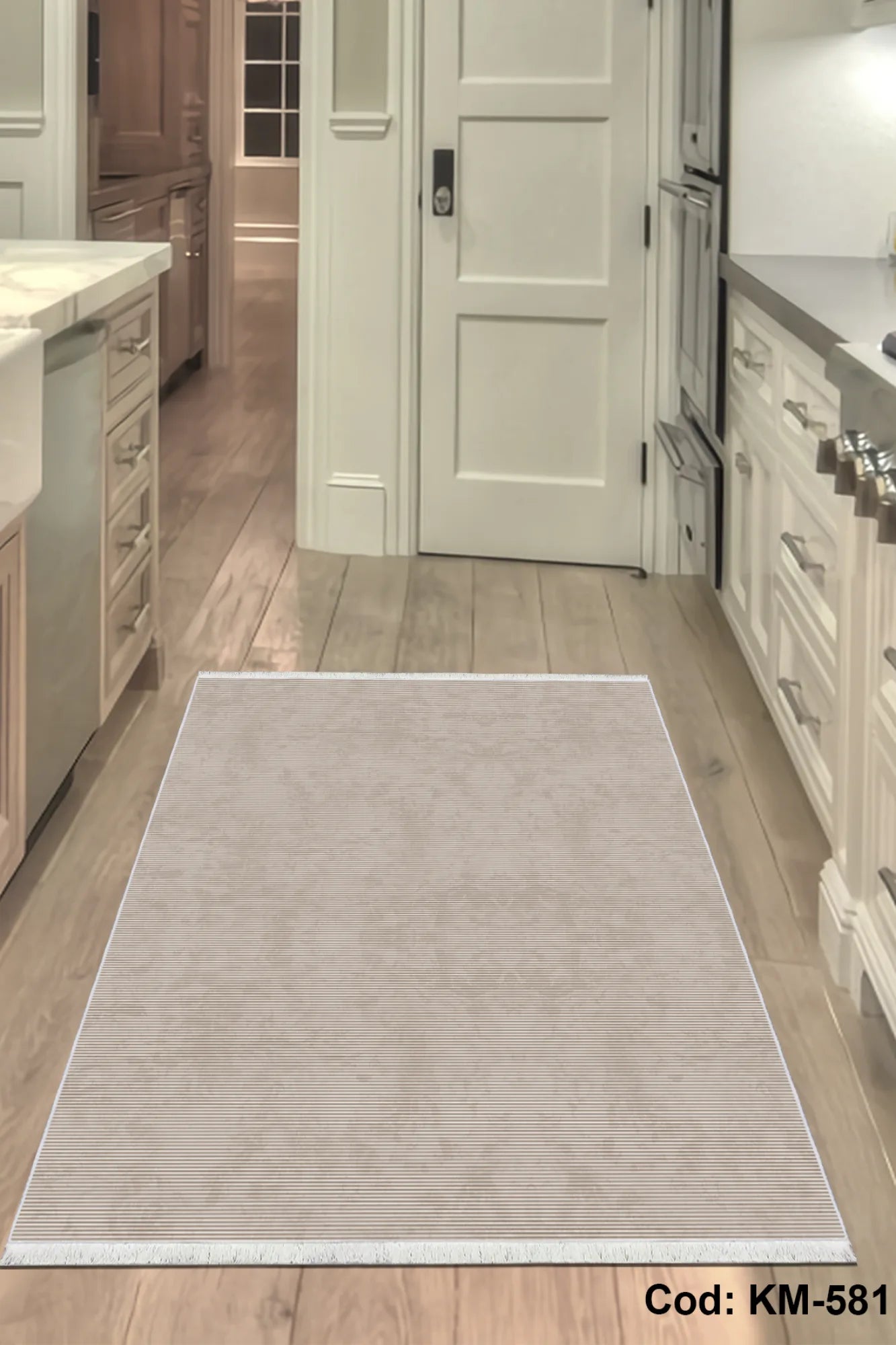 Eflatun Dijital Baskı Pamuk Dokuma Taban Modern Desen Halı