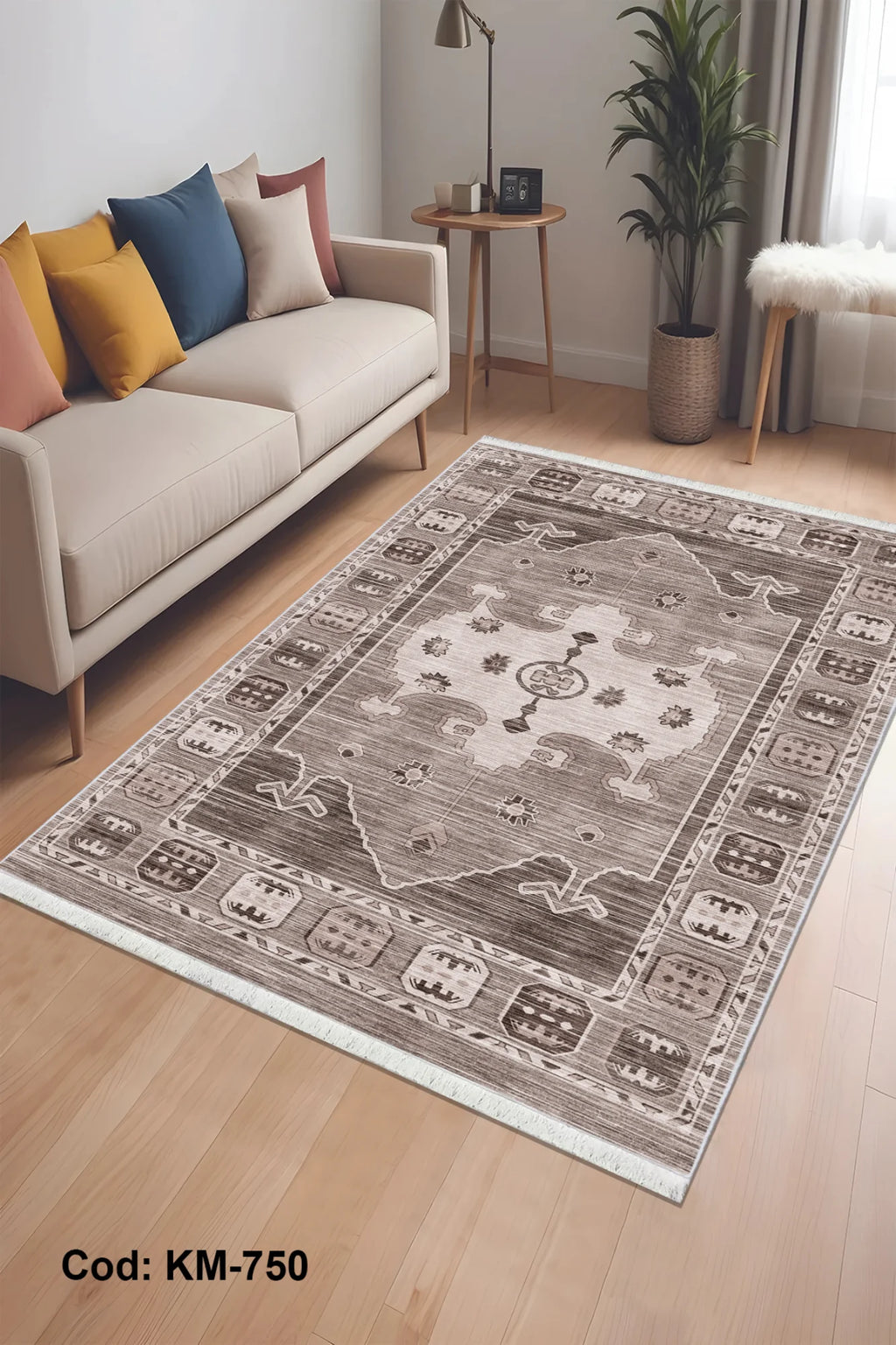 Vizon Renk Oturma Odası Halısı