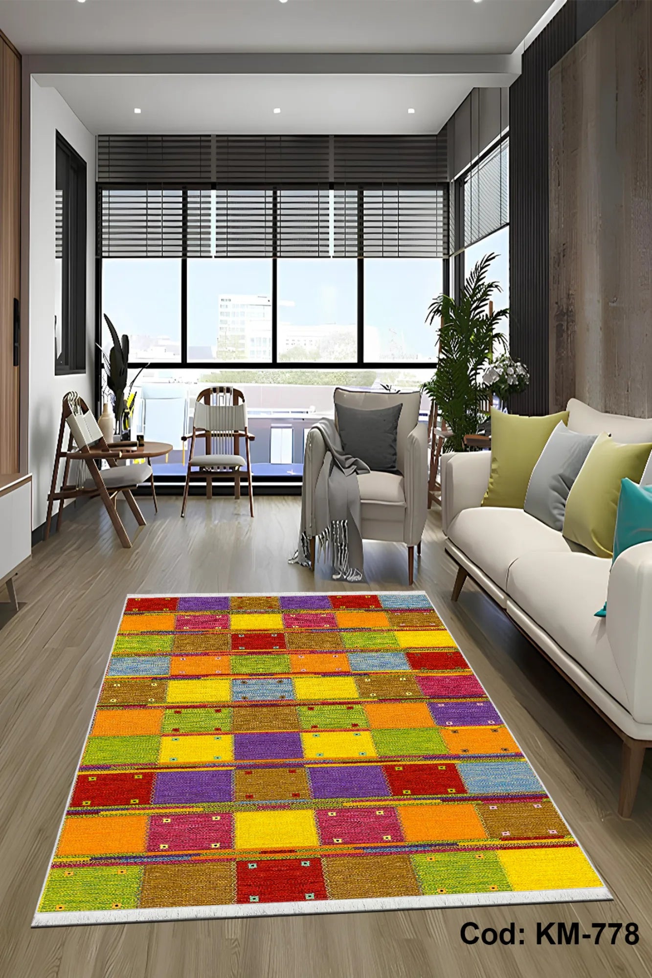 Dijital Baskı Pamuk Dokuma Taban Çocuk Odası Halısı