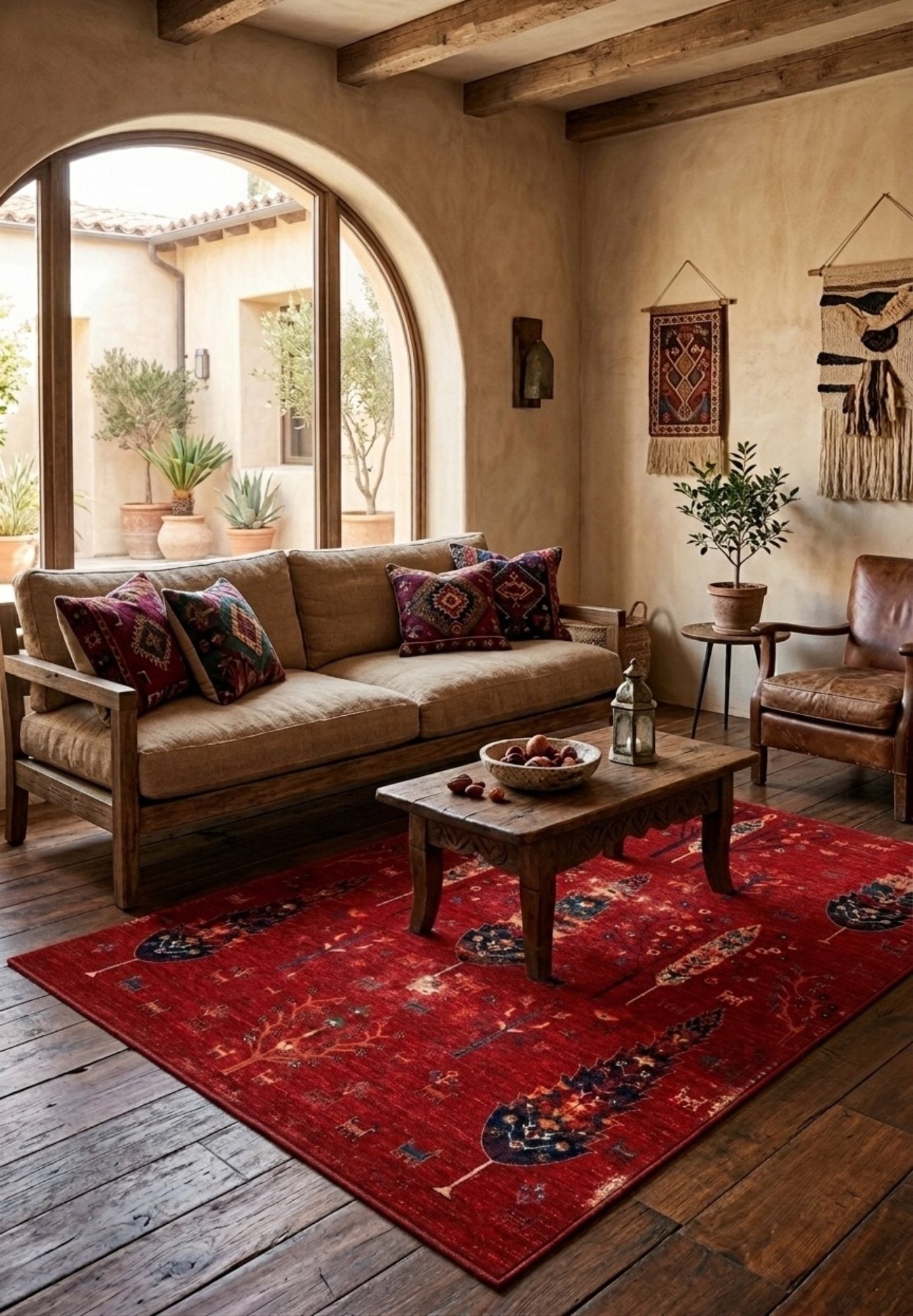 Doğal iplik şönil dokuma pamuk taban koridor halısı, antre, salon ve yaşam alanları için dekoratif kilim modeli