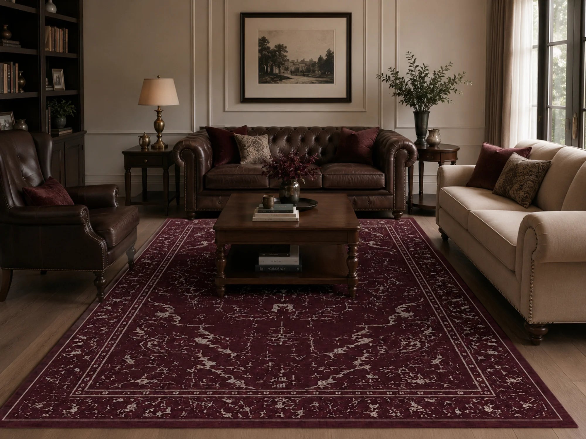Doğal iplik şönil dokuma pamuk taban koridor halısı, antre, salon ve yaşam alanları için dekoratif kilim modeli