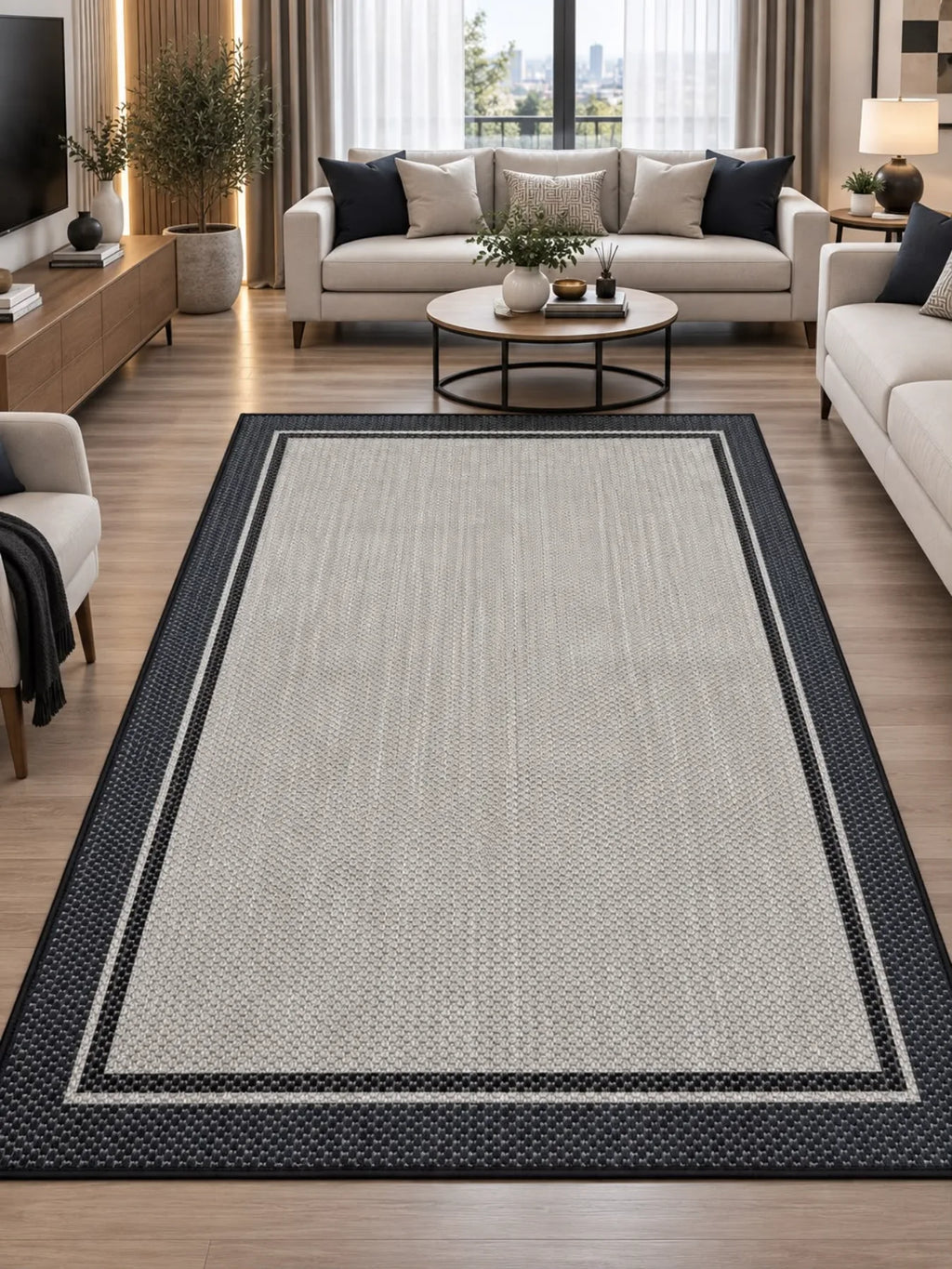 Kolay bakım sunan modern polyester halı