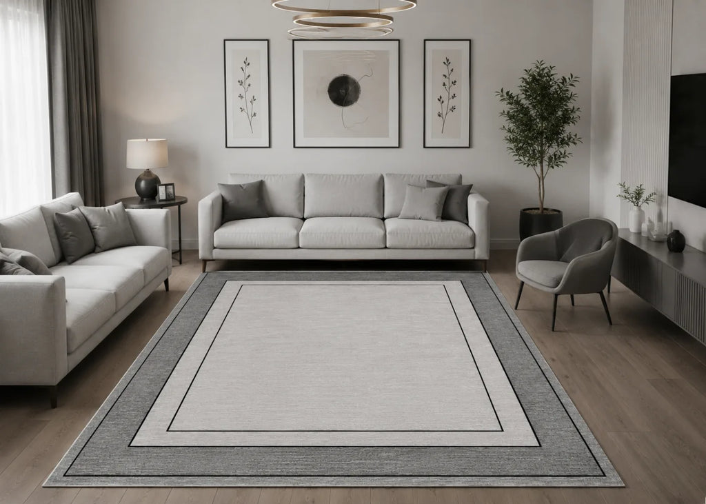 Kadifemsi yüzeyli dekoratif salon halısı