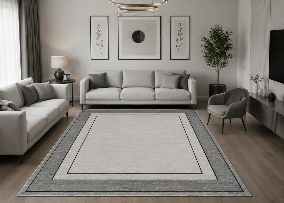 Kadifemsi yüzeyli dekoratif salon halısı