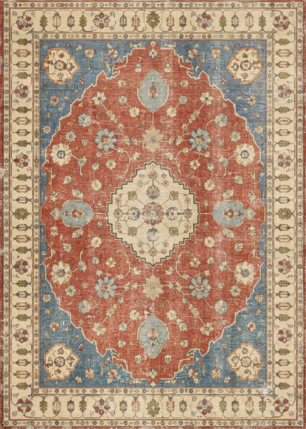 Doğal iplik dokuma salon halısı, pamuk tabanlı yapısıyla konforlu ve estetik kullanım sağlayan modern kilim modeli