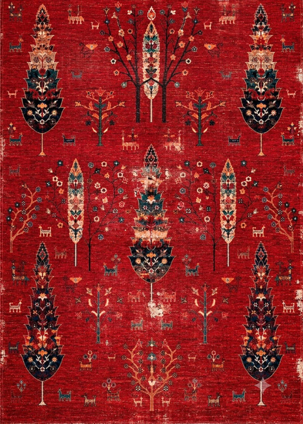 Doğal iplik şönil dokuma pamuk taban koridor halısı, antre, salon ve yaşam alanları için dekoratif kilim modeli