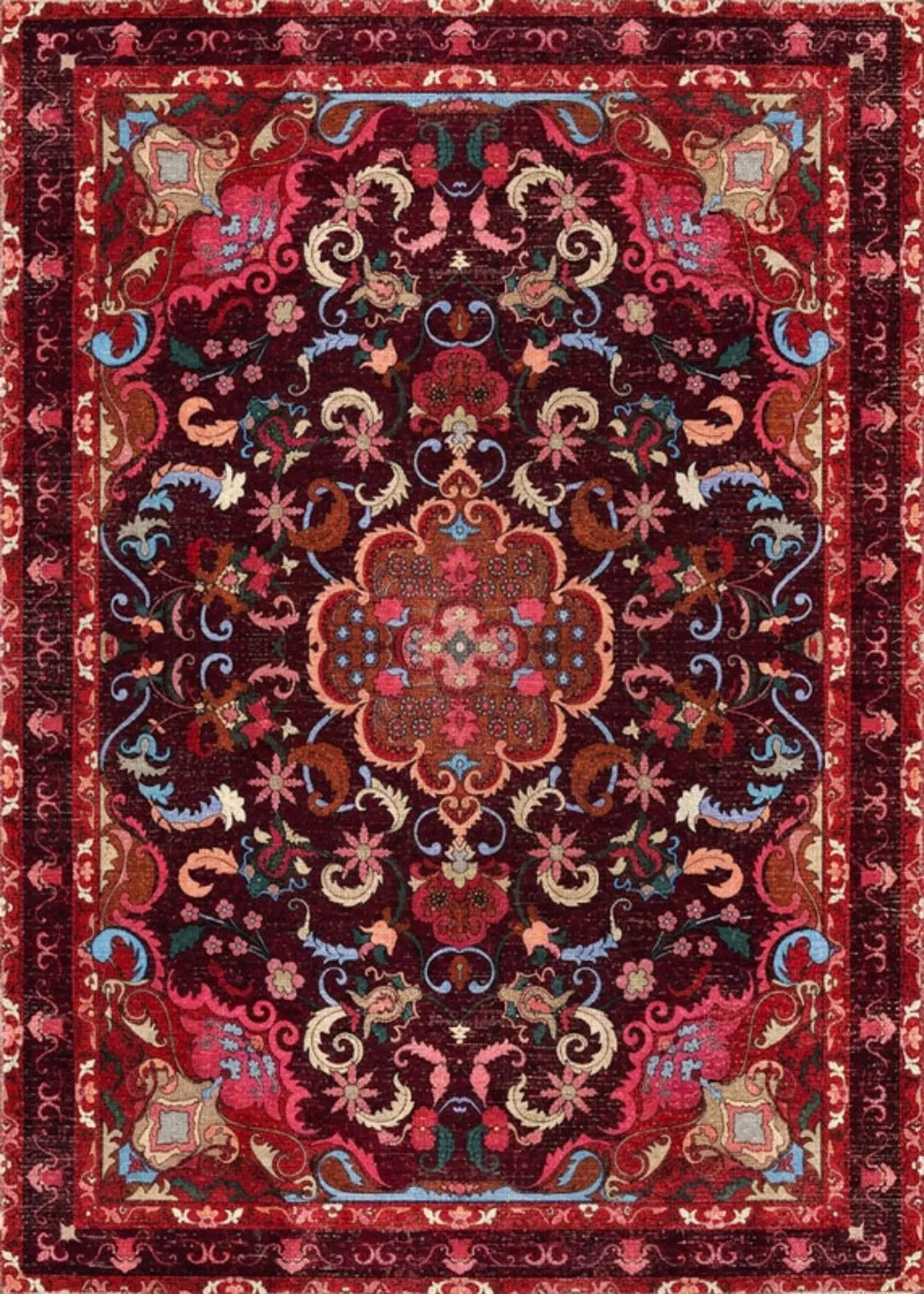 Doğal iplik şönil dokuma pamuk taban koridor halısı, antre, salon ve yaşam alanları için dekoratif kilim modeli