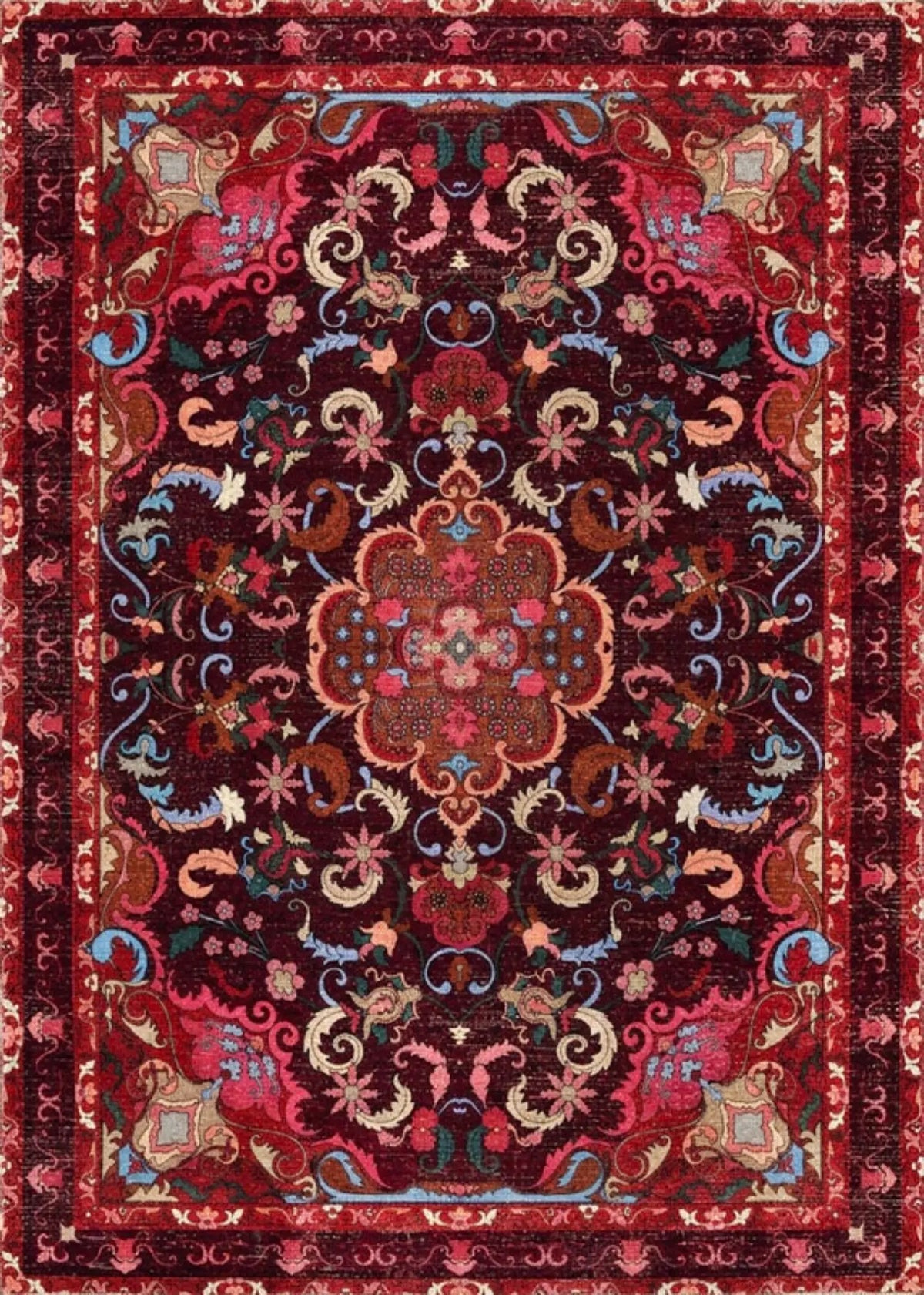 Doğal iplik şönil dokuma pamuk taban koridor halısı, antre, salon ve yaşam alanları için dekoratif kilim modeli