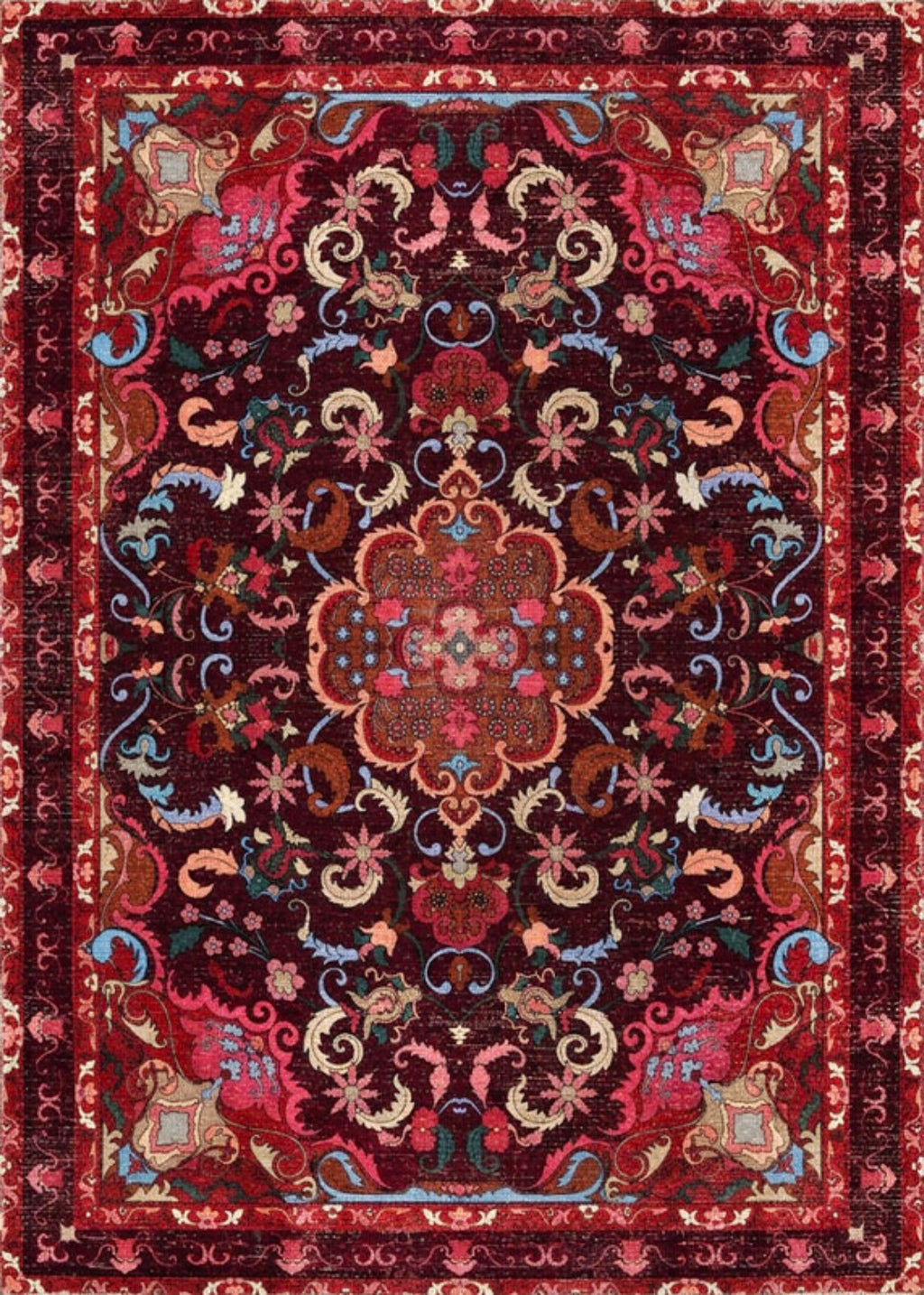 Doğal iplik şönil dokuma pamuk taban koridor halısı, antre, salon ve yaşam alanları için dekoratif kilim modeli